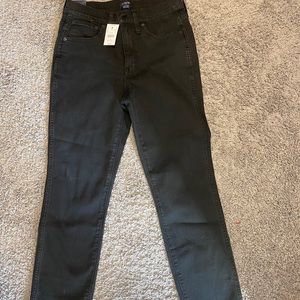 J Crew High Rise Vintage Straight Black Jean